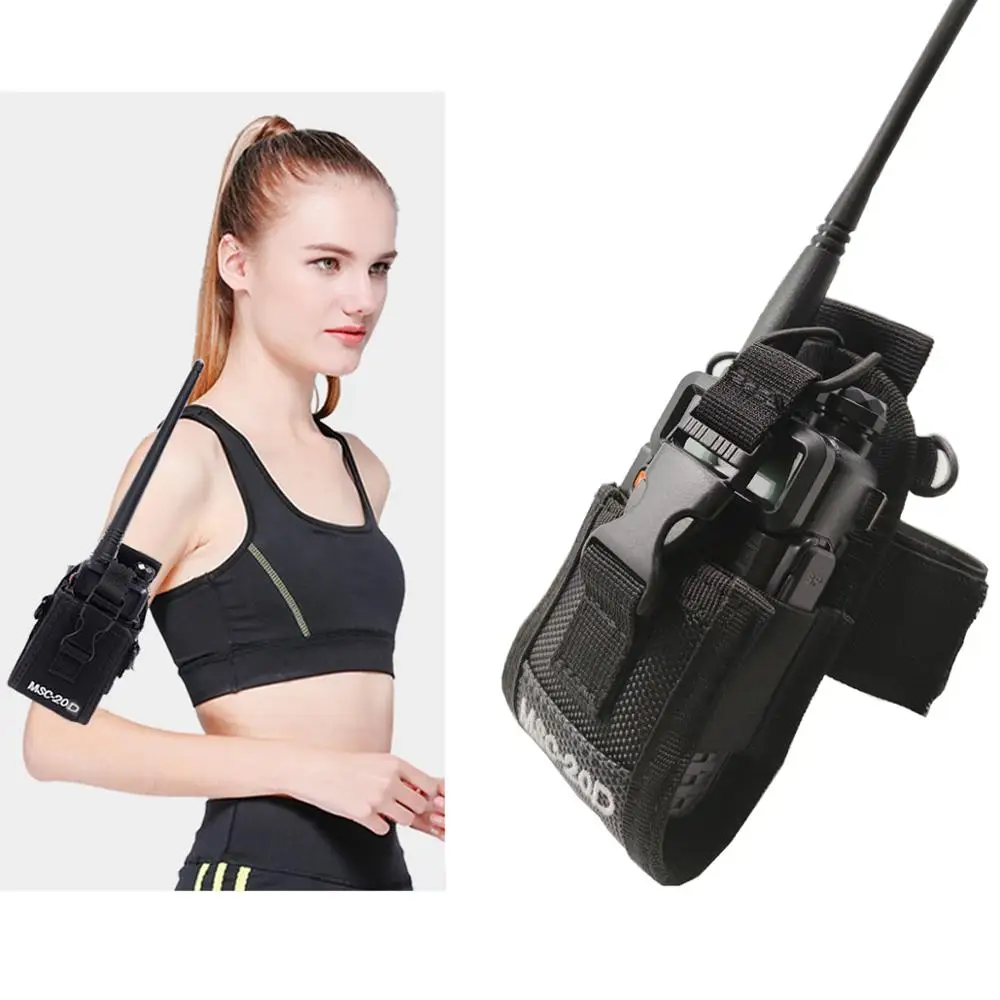 Чехол-держатель для MSC-20D Walkie Talkie сумка BaoFeng UV-5R UV-82 Talkies Yaesu TYT Wouuxn двухсторонний