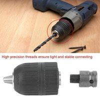 1013mm drill chuck adapter convert impact wrench into drill tool electric for impact part drill hardware 12 20unf d2q5
