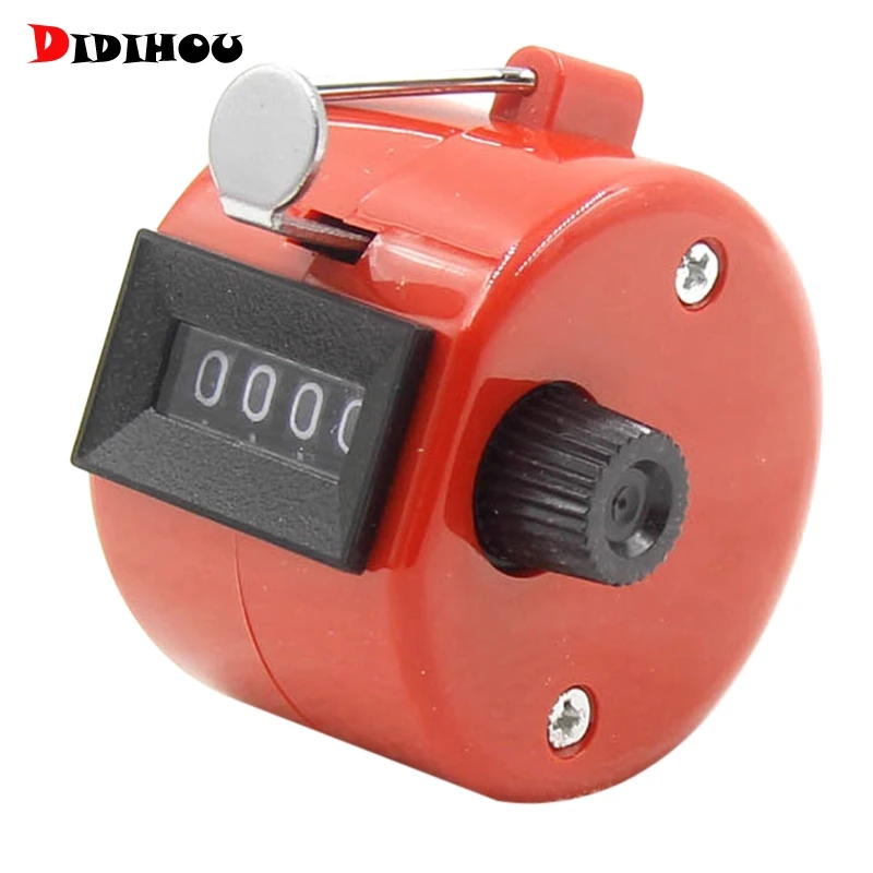 4 счетчика портативный электронный цифровой счетчик Дисплей Механический ручной