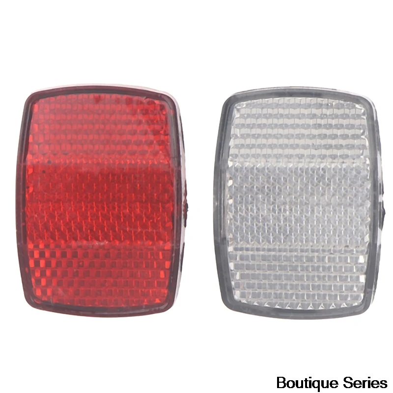 

Bicycle Plastic Reflector Tail Light Reflector Front And Rear Warning Tail Light
