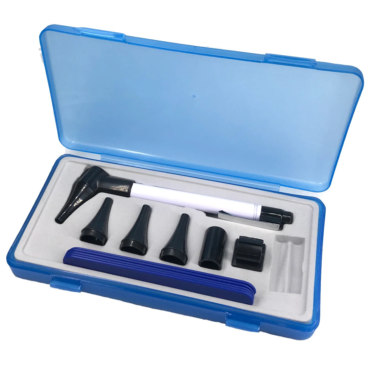 Plastic Box Packing Медицинский Отоскоп Офтальмоскоп стоматологический набор диагностический PenLight ушной глаз горло клинический набор инструментов увеличительное перо оборудования - Цвет: Plastic Box Packing