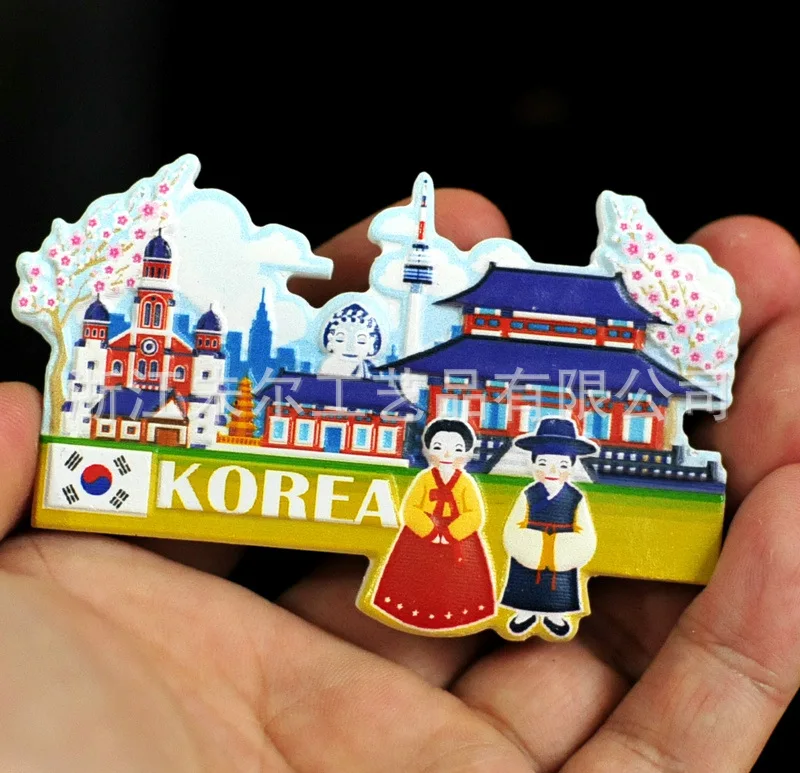 Магниты на холодильник Декор Япония Корея jermore Россия Голландия Австралия Англия