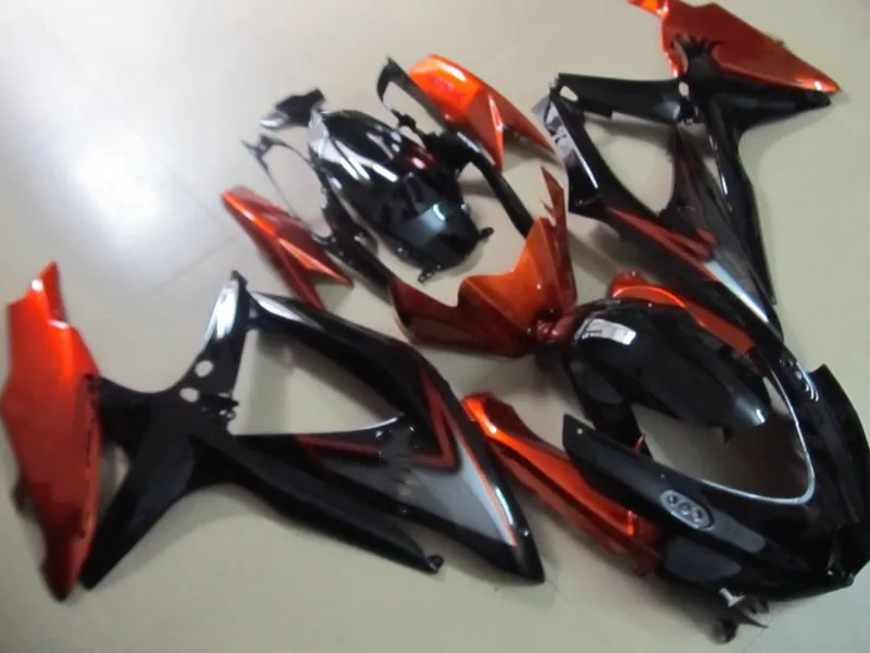 Injection Mold Fairing kit for GSXR600 750 K8 08 09 GSXR 600 GSXR750 2008 2009 ABS Red black Fairings set+Gifts SI08 | Автомобили и