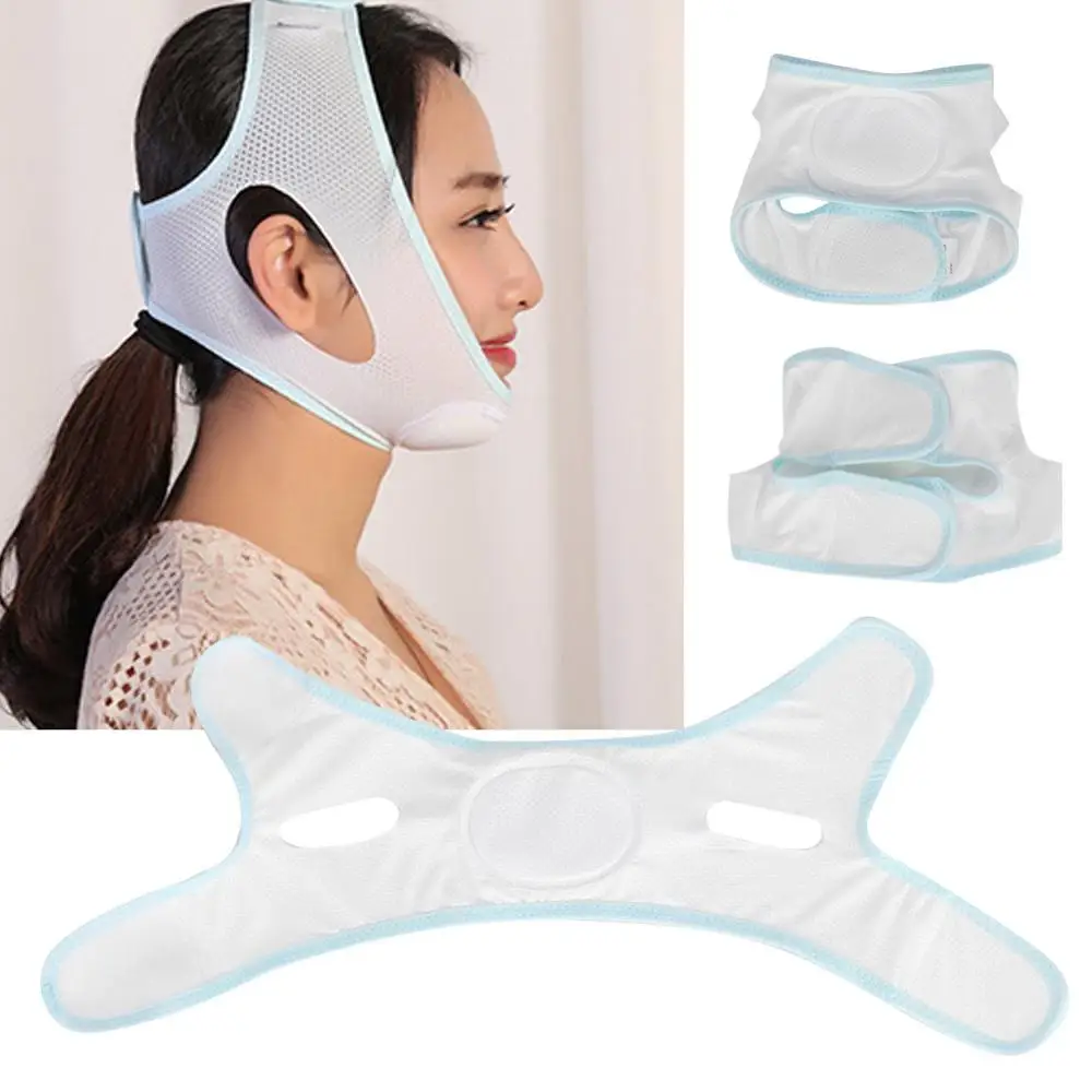 

Face Slimming Bandage Belt Mask Face-Lift Masseger Muscle Strap Head Posture Corrector For Man Woman Health Sleepping Belt M L