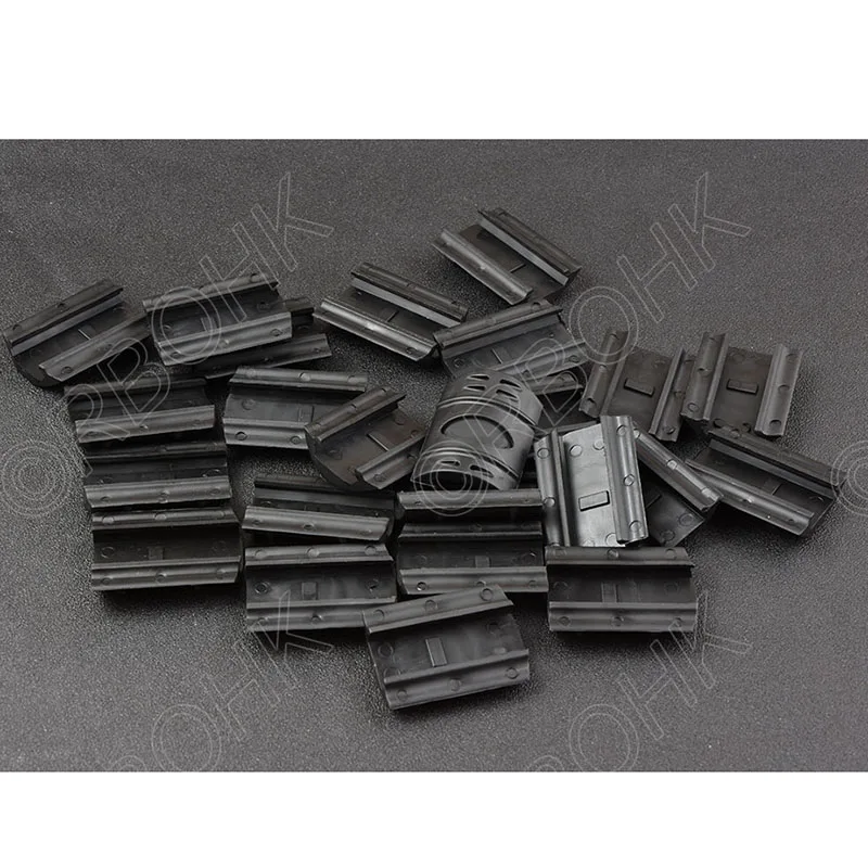 Тактические направляющие Пикатинни 20 мм 12 шт. защитные накладки M3166|rail rubber|picatinny