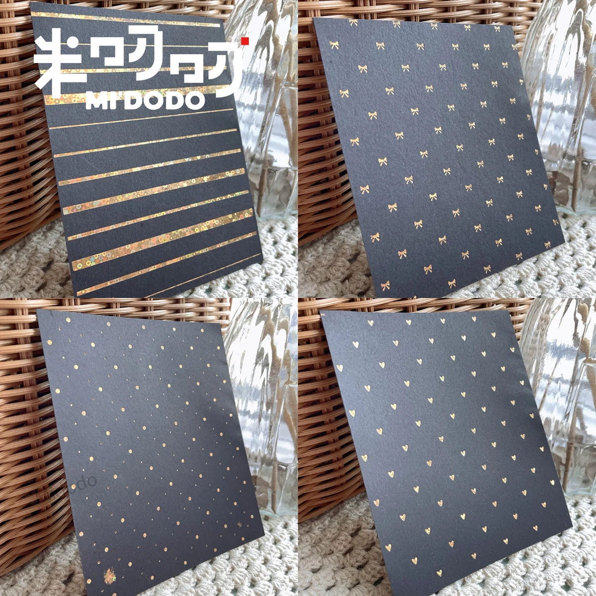 Мерцающие полосы Звезда Горячая фольга пластина лук 2022 для скрапбукинга DIY карты