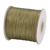 darkkhaki 0 5mm waxed polyester cord bead cord for jewelry diy making accessories