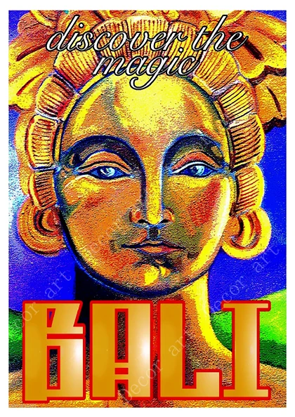 Путешествие в Индонезию Бали летние праздничные холщовые картины винтажные