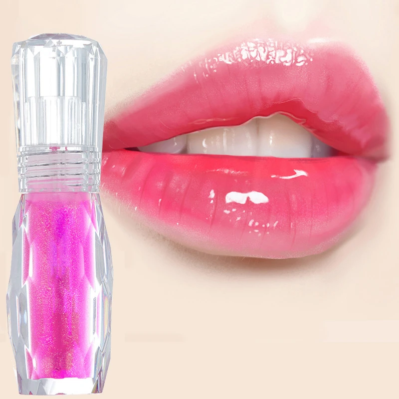 Жидкость для губ увеличение блеска прозрачный хрустальный Желейный блеск