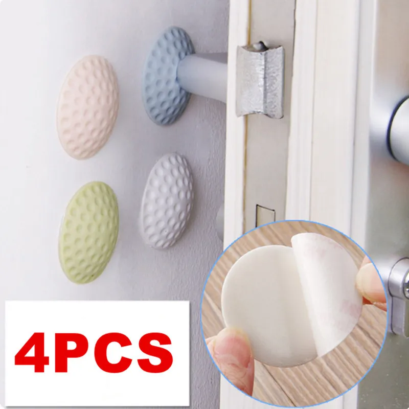 4 шт. самоклеющиеся резиновый буфер дверь стены протекторы анти столкновения