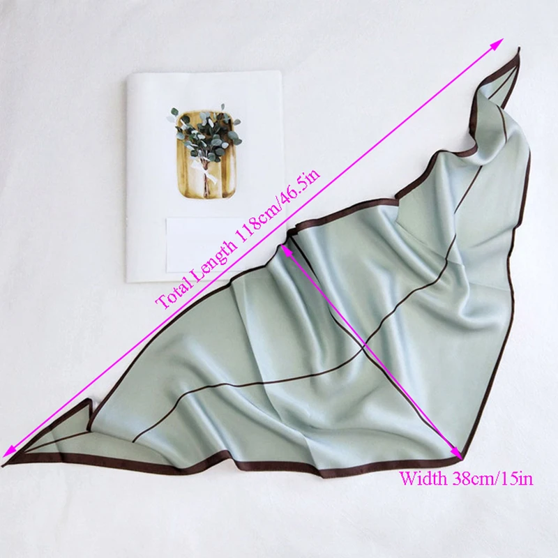 Хит милый шифоновый шелковый шарф бандана женский складной маленький квадратный