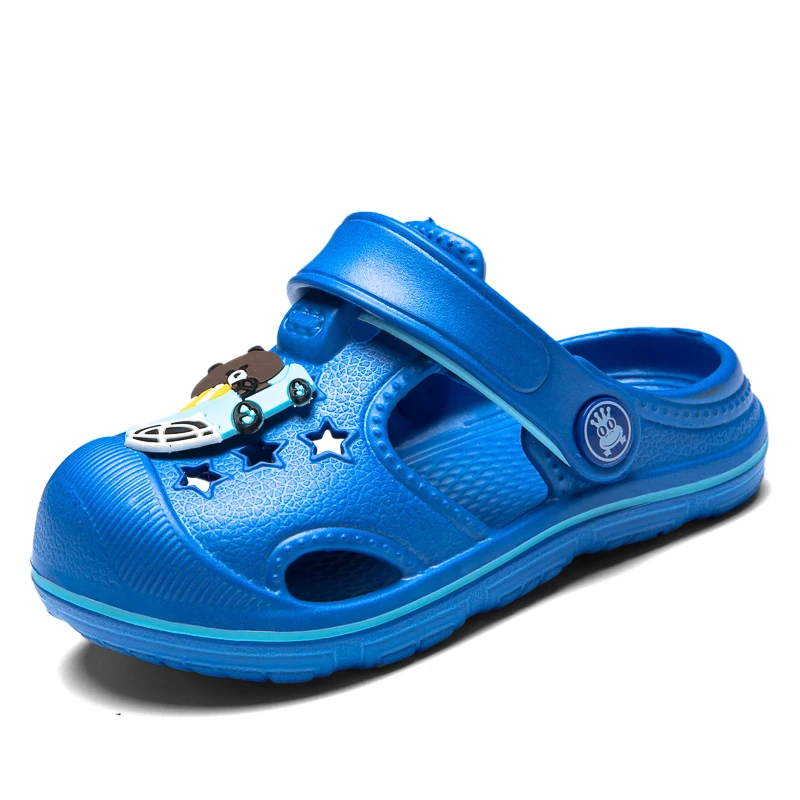 Обувь для мальчиков и девочек Сандалии с отверстиями Детская обувь Летняя От 1 до