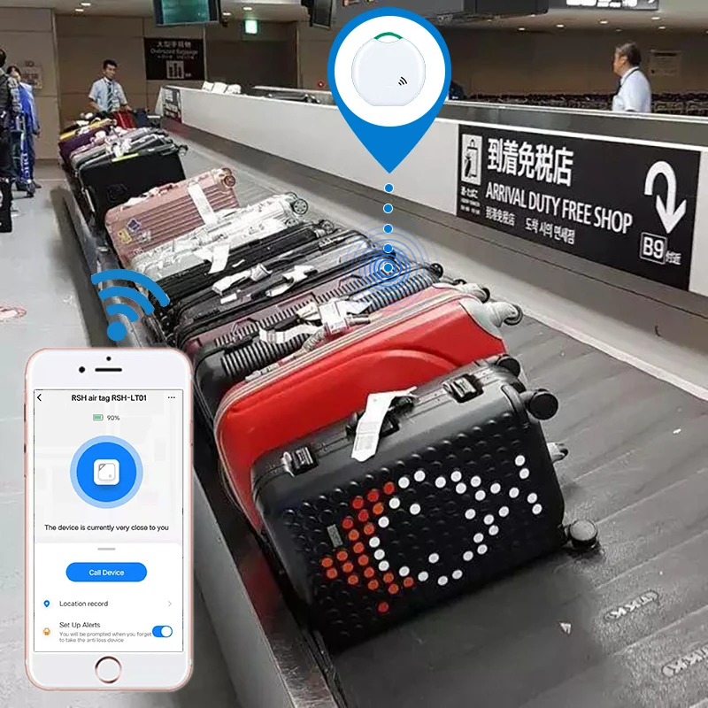 Tuya Smart Anti-lost Alarm Smart Tag Wireless Bluetooth Tracker Child Bag Wallet Key Finder Locator Anti Lost Alarm GPS Tracker