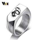 Мужское кольцо Vnox из нержавеющей стали