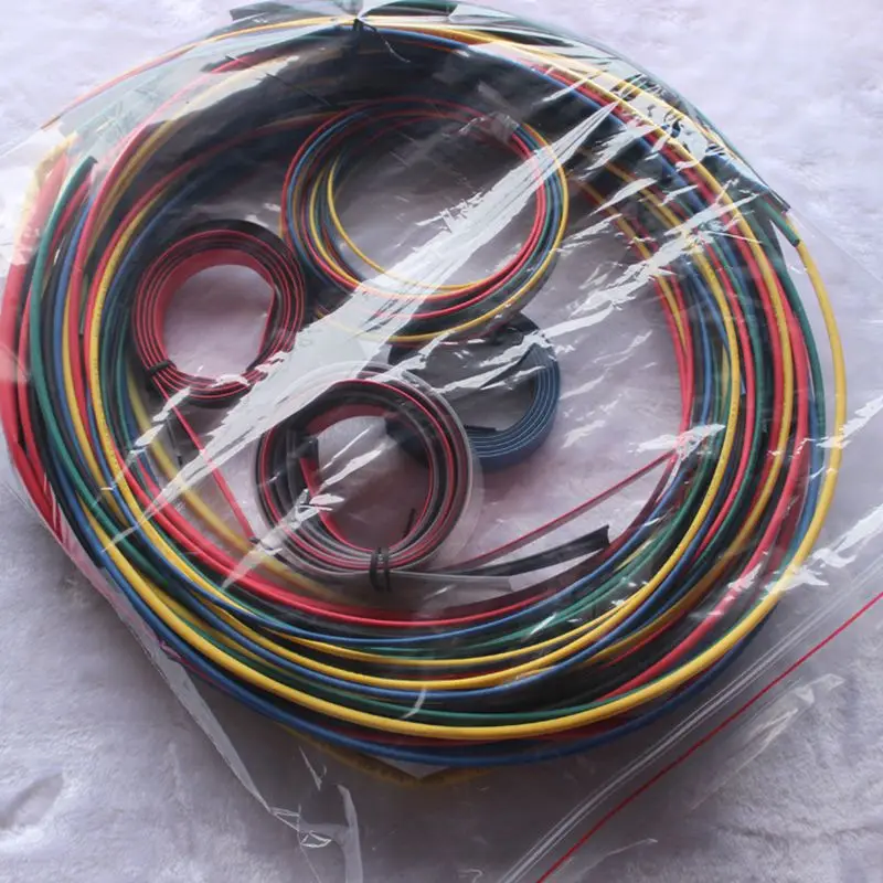 

55M/Kit Heat Shrink Tubing 11 sizes Colourful Tube Sleeving Wire Cable 6 Colors