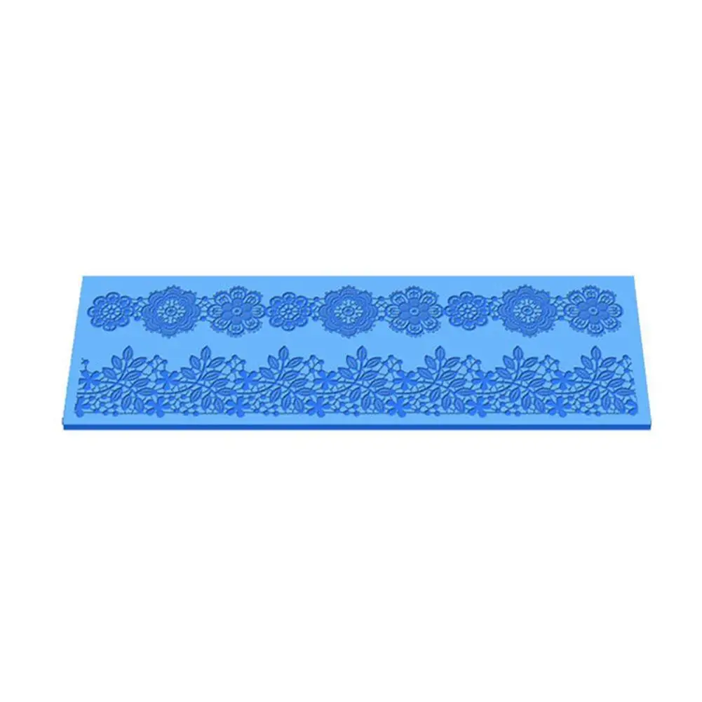 

DIY Lace Silicone Mold Cakes Cupcakes Fondant Decoration Silicone Party Kitchen Wedding Household Soft DIY Cake Accessories Z1X8