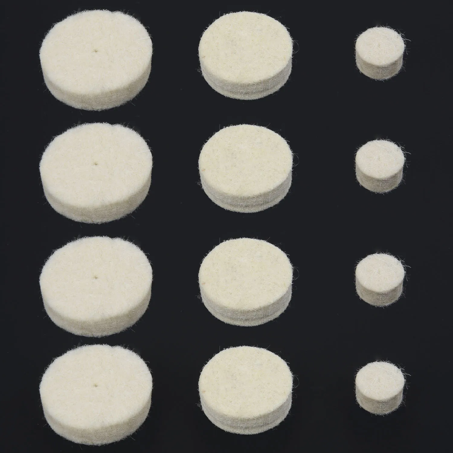 

1/8\\\\\\\" Felt Buffing Wheels Kit For Polishing Furniture Jewellery Glass Steel Mold