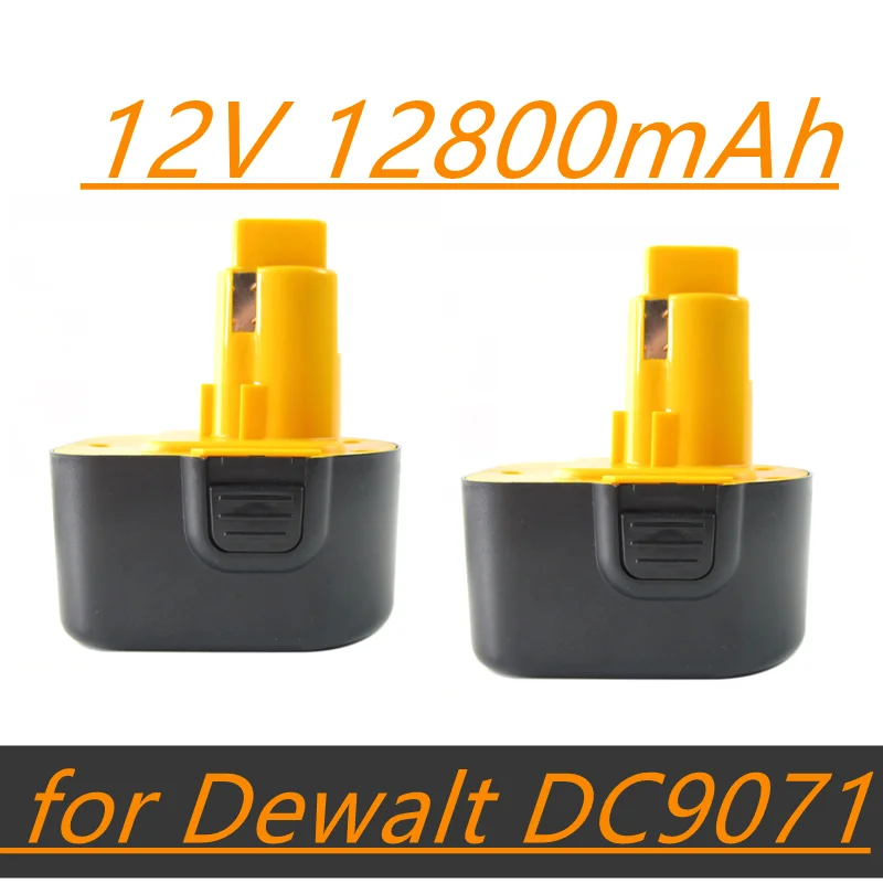 12V 12800mAh Tool battery for Dewalt DC9071 DE9037 DE9071 DE9075 DW9071 DW9072 DW9074 DC727 DC756 DC980 DC981 DW051