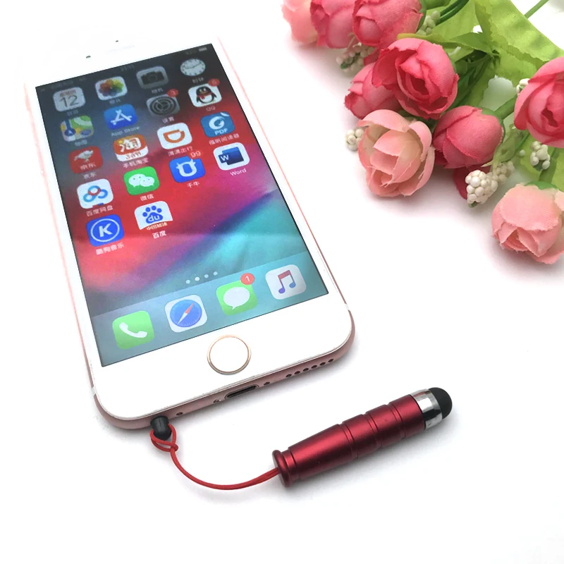 Стилус для емкостного сенсорного экрана 500 шт. IPad Air Mini 2 3 4 IPhone 6 7 8x9 10 Samsung