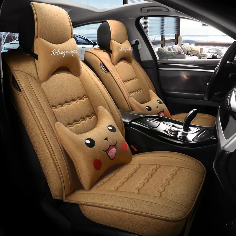 Покрытие для автокресла из льняного волокна Citroen c1 celysee ds3 c4 ds4 c5 ds5 c3 aircross c4aircross
