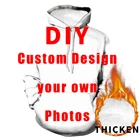 Повседневная Уличная толстовка с 3D-принтом для мужчин и женщин, Свитшот в стиле хип-хоп сделай сам с индивидуальным дизайном и принтом на собственном изображении