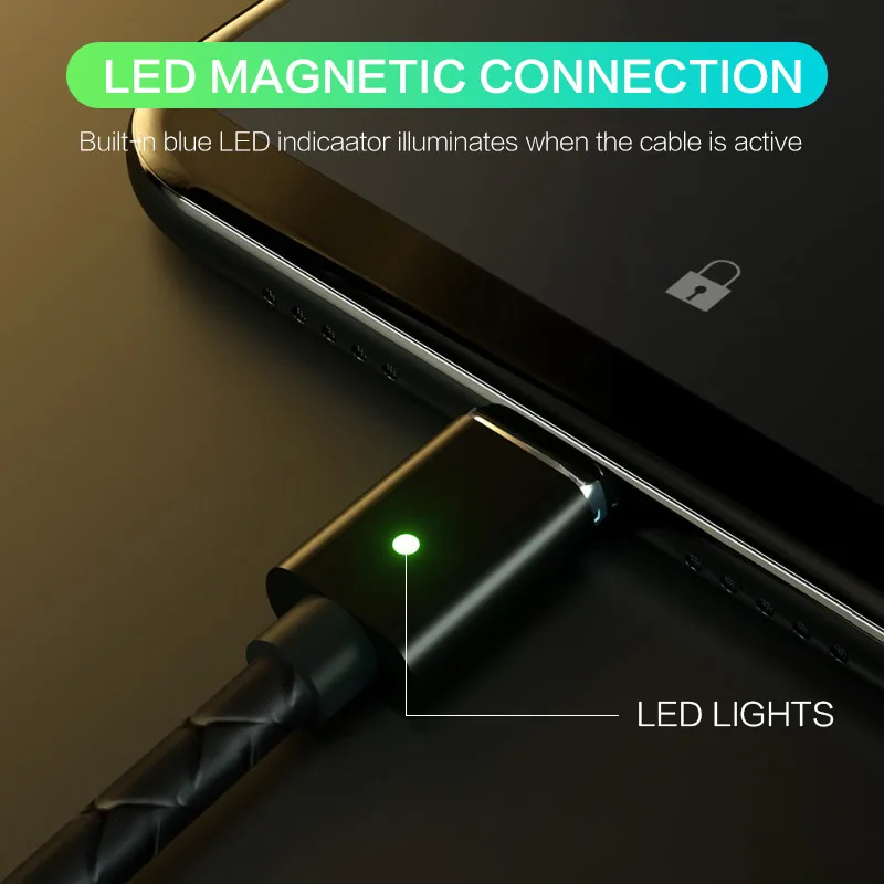 Магнитный кабель STONEGO, быстрая зарядка, магнитный кабель Micro USB и type C, кабель для синхронизации данных, кабели для телефонов, быстрая зарядка, магнитное зарядное устройство, кабель