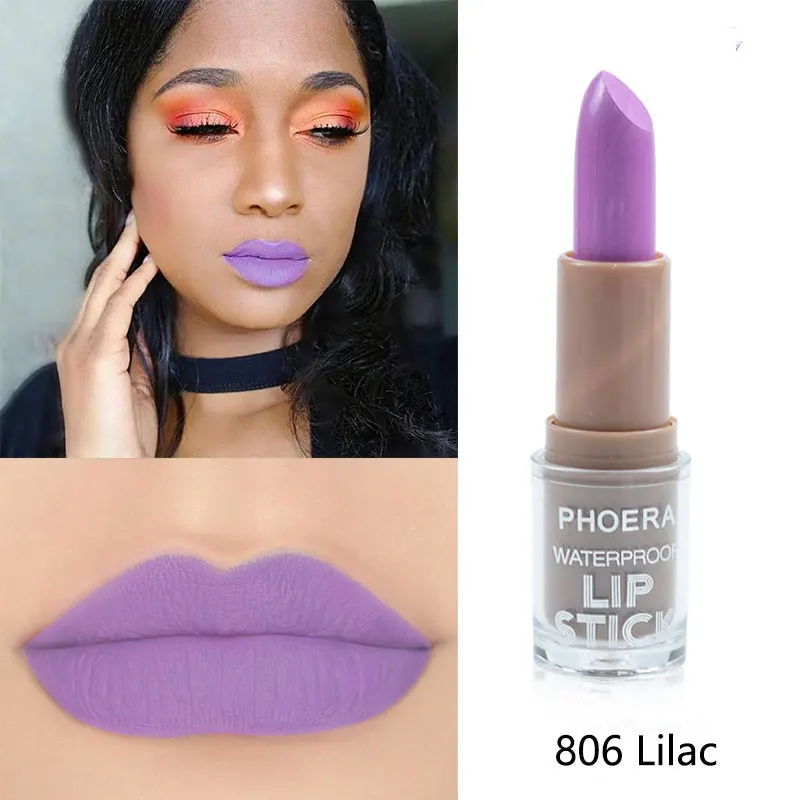 PHOERA 14 цветов красный матовый макияж водостойкий стойкий высокий пигмент модная