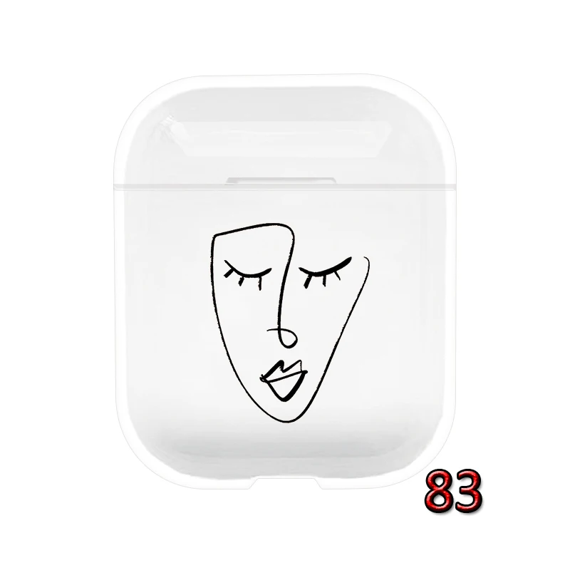Модный жесткий чехол из поликарбоната для Apple AirPods, чехол, беспроводные Bluetooth наушники, защитный чехол, аксессуары для AirPods, зарядная коробка