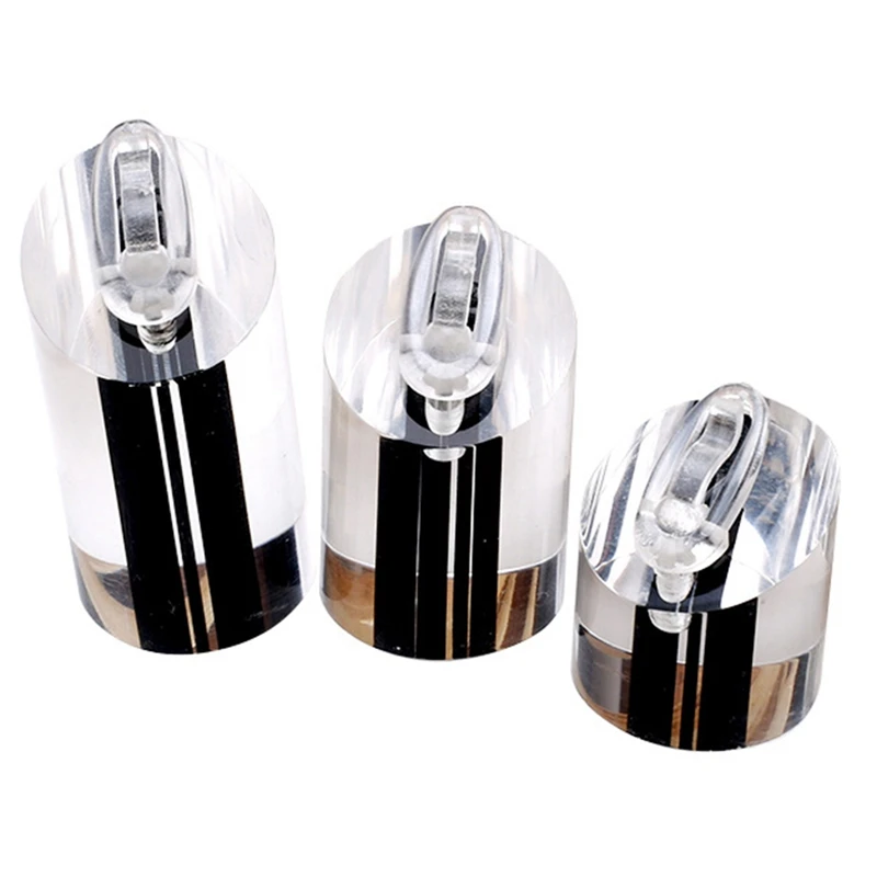 

Acrylic Rod Ring Stand Three-Piece Transparent Ring Display Stand Jewelry Stand