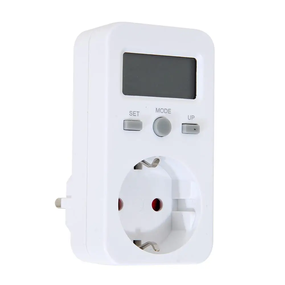 Digital Wattmeter LCD Energy Monitor Power Meter Electricity Electric Measuring Outlet Analy Usage Monitoring Socket EU | Обустройство