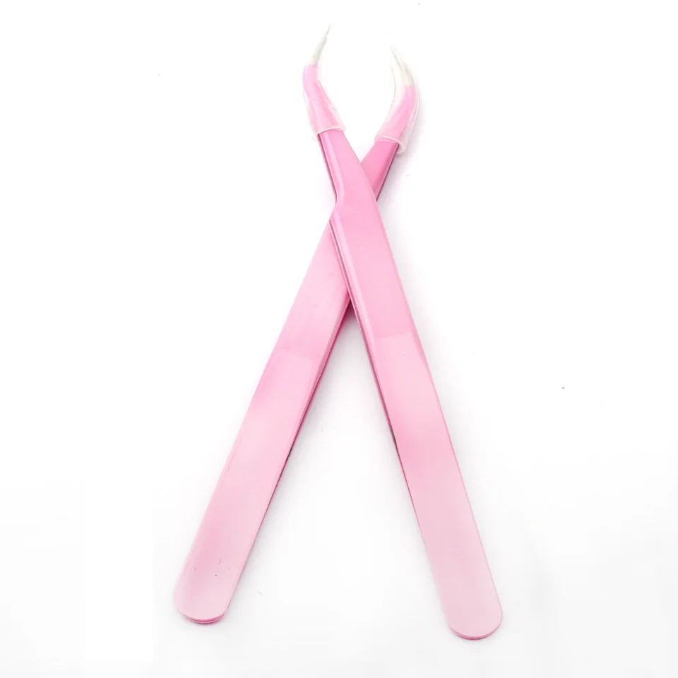 Пинцет для наращивания ресниц Thinkshow 2 пары все размеры зажим удаления волос на