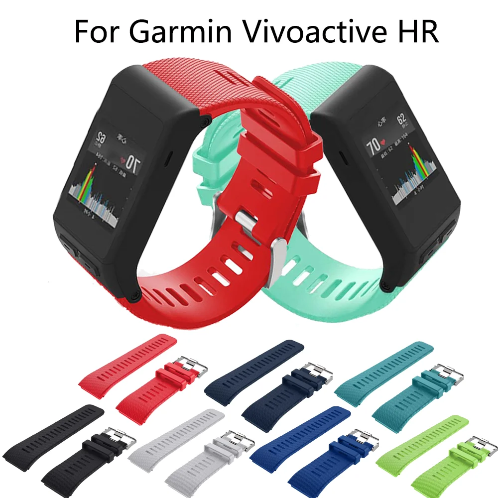 

Sport WatchBand for Garmin vivoactive HR Wrist Band Soft Silicone Replacement Bands Strap for Garmin vivoactive HR Strap