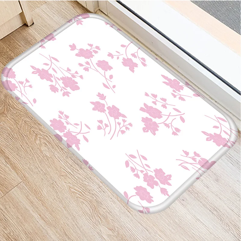 Цветочными нашивками Кухня декоративный коврик у входной двери домашний для