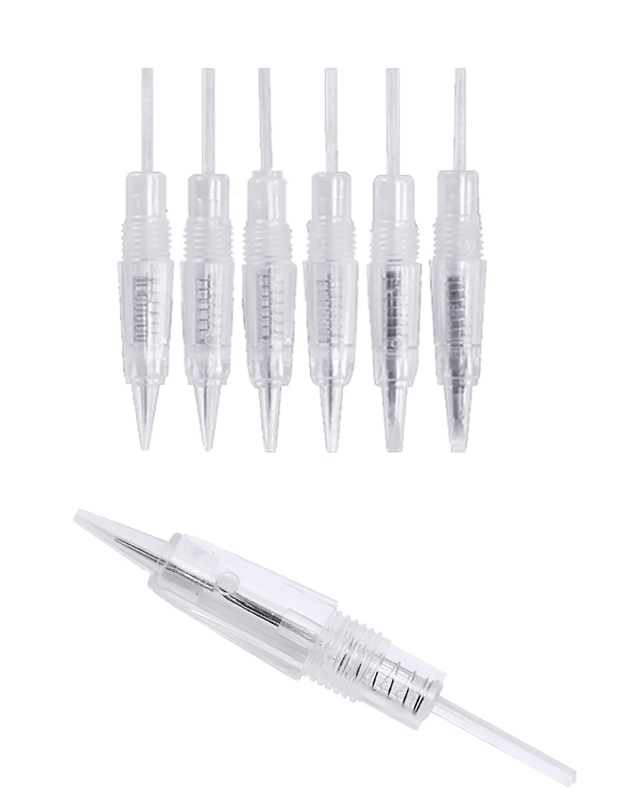 

10 Pcs Cartridge Spiral Needles For Microblading Semi Permanent Makeup Tattoo Eyebrow Lips Eyeliner Machines Accessories