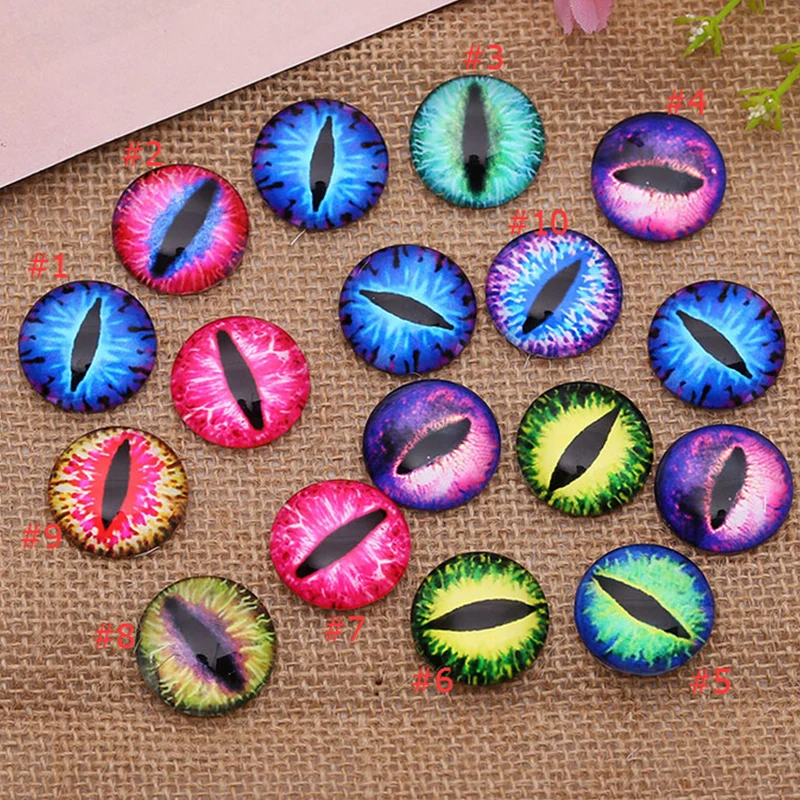 Игрушка &quotкошачий глаз&quot Круглые 10 12 14 16 мм Стекло Дракон кошачий глаз кабошон