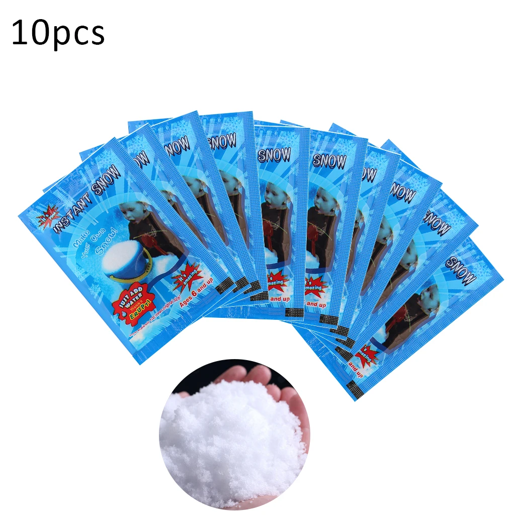 10 шт искусственный снег Волшебный миг пушистые зимние порошок украшения для