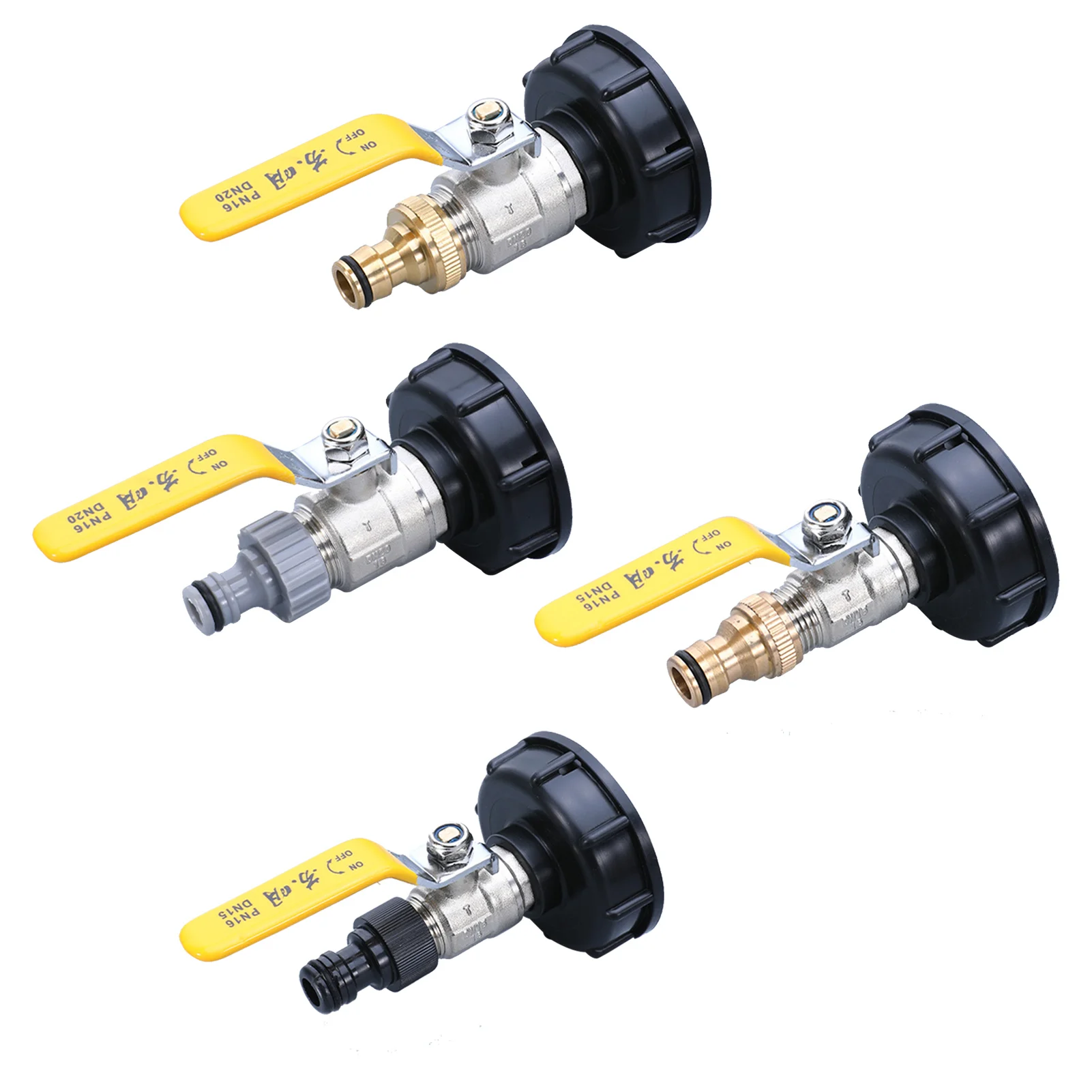 

Ton Barrel Valve Parts IBC Tank Adapter Fit Faucet Joint Brass Garden Watering Faucet IBC Nozzle Connector Garden Brass benefit