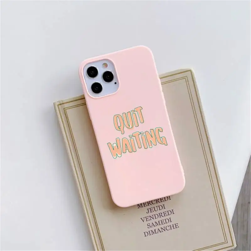 

Fashion smile face text sunshine Phone Case Candy Color for iPhone 6 6S 7 8 11 12 XS X SE 2020 XR mini pro Plus MAX funda