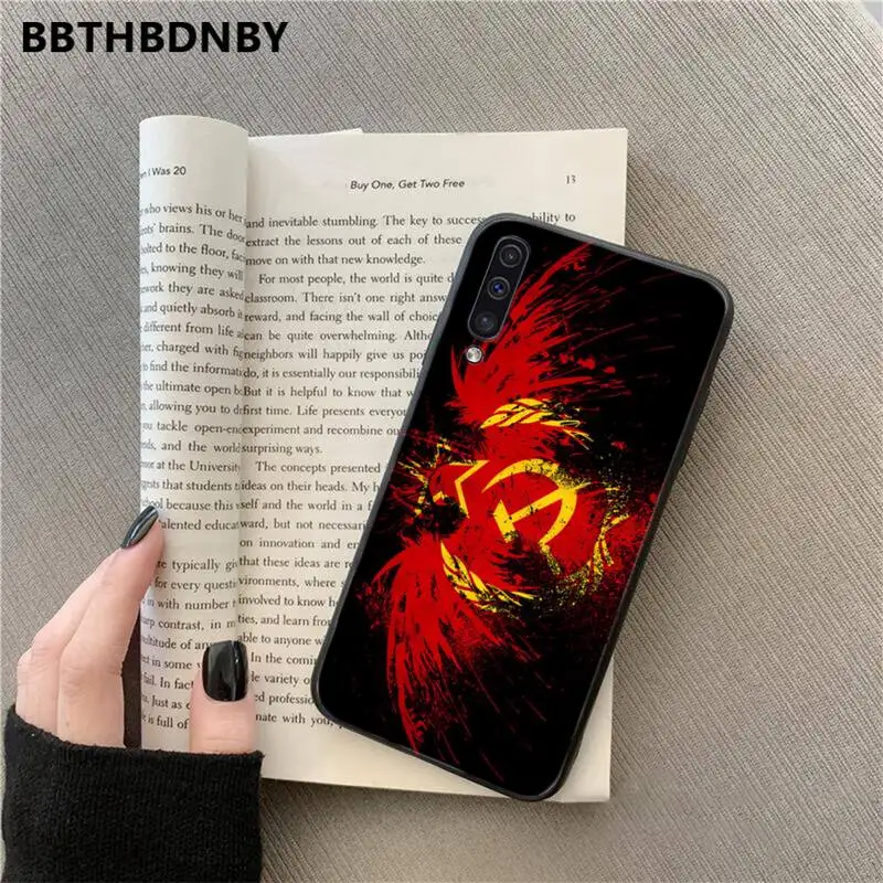 

Soviet Union USSR Flag Phone Cases For Samsung A20 A30 30s A40 A7 2018 J2 J7 prime J4 Plus S5 Note 9 10 Plus