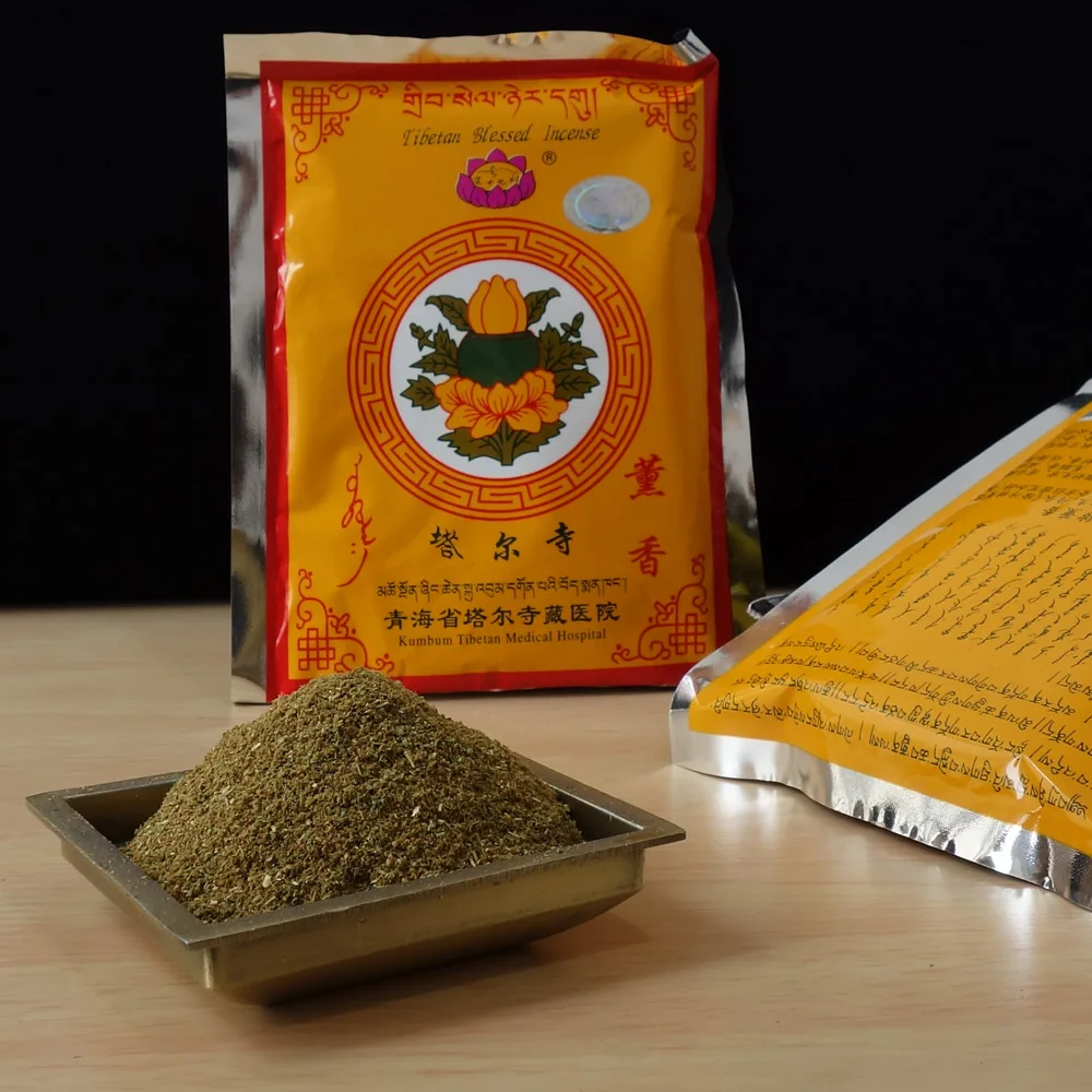Тибетский ламинарный порошок ламинарическая буддистская церемония фумигации