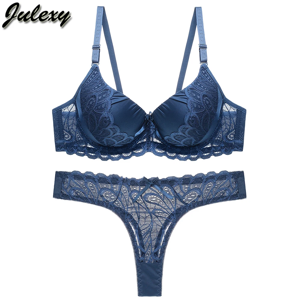 Julexy Новинка 2020 сексуальные стринги Женский комплект с бюстгальтером чашка B C