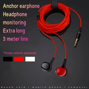 3m Extra Long Wires Headphone Super Bass Headset Wired In-Ear Earphone Stereo Earbuds Super Stereo M in India