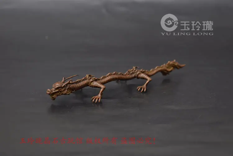 

Copper dragon micro carving process, tea ceremony small decorations