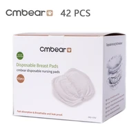 cmbear 42 pcslot cotton disposable breast nursing pads breathable super absorbency maternity pads breast pads disposable