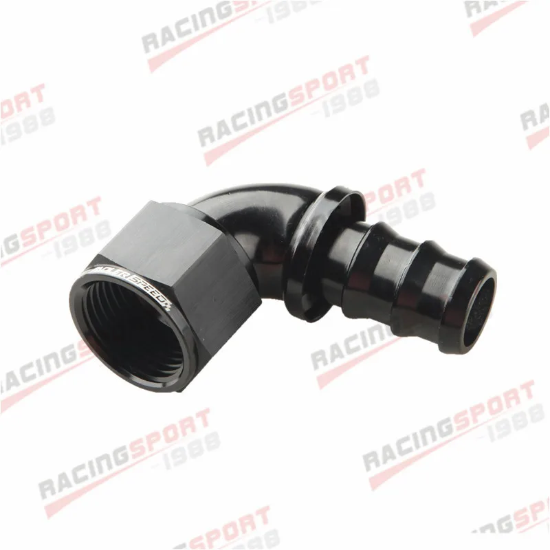 

ADLERSPEED 12AN -12AN 90 Degree Push-Lock One Pieces Hose End Fitting
