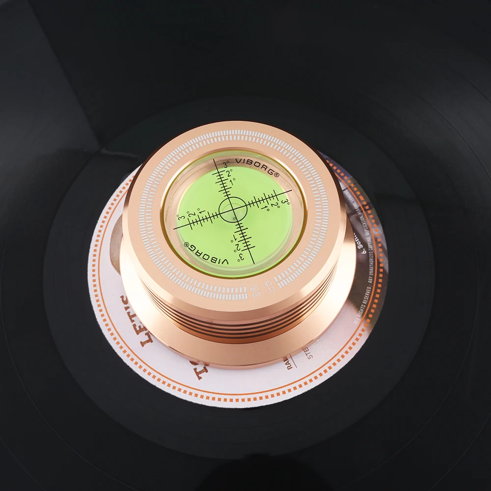 Виборг LP628G 60 Гц золотой 280 г стабилизатор диска с записью веса LP штатив Трипод Hi Fi|