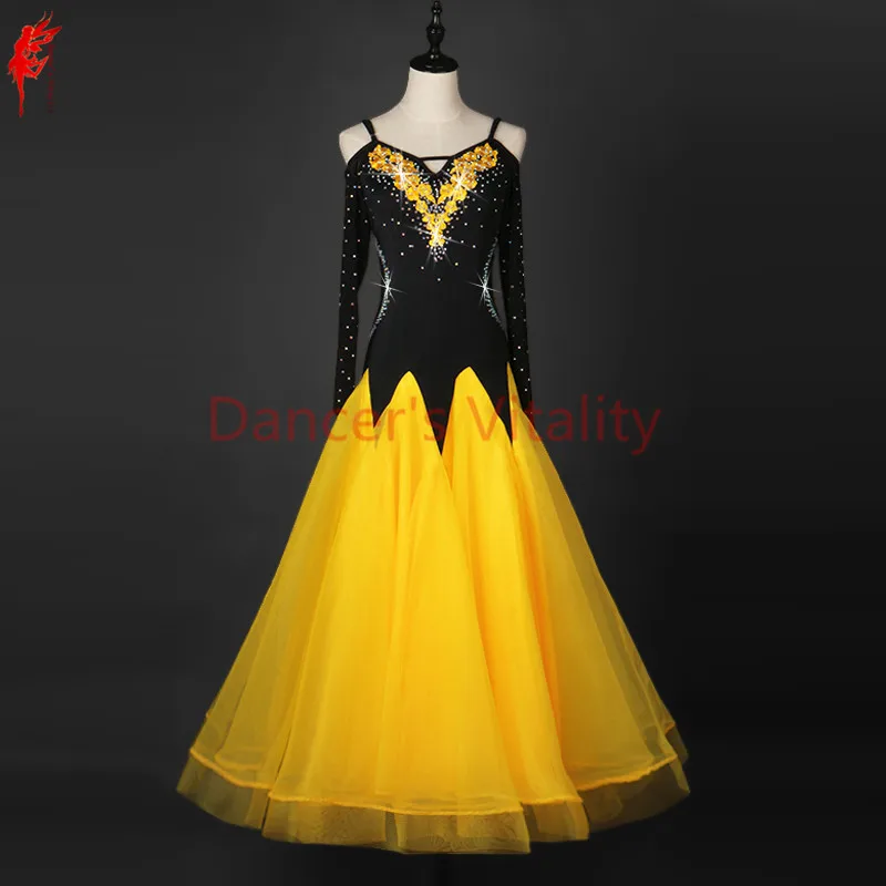 Платье для бальных танцев юбка с рукавами латиноамериканских девушек одежда