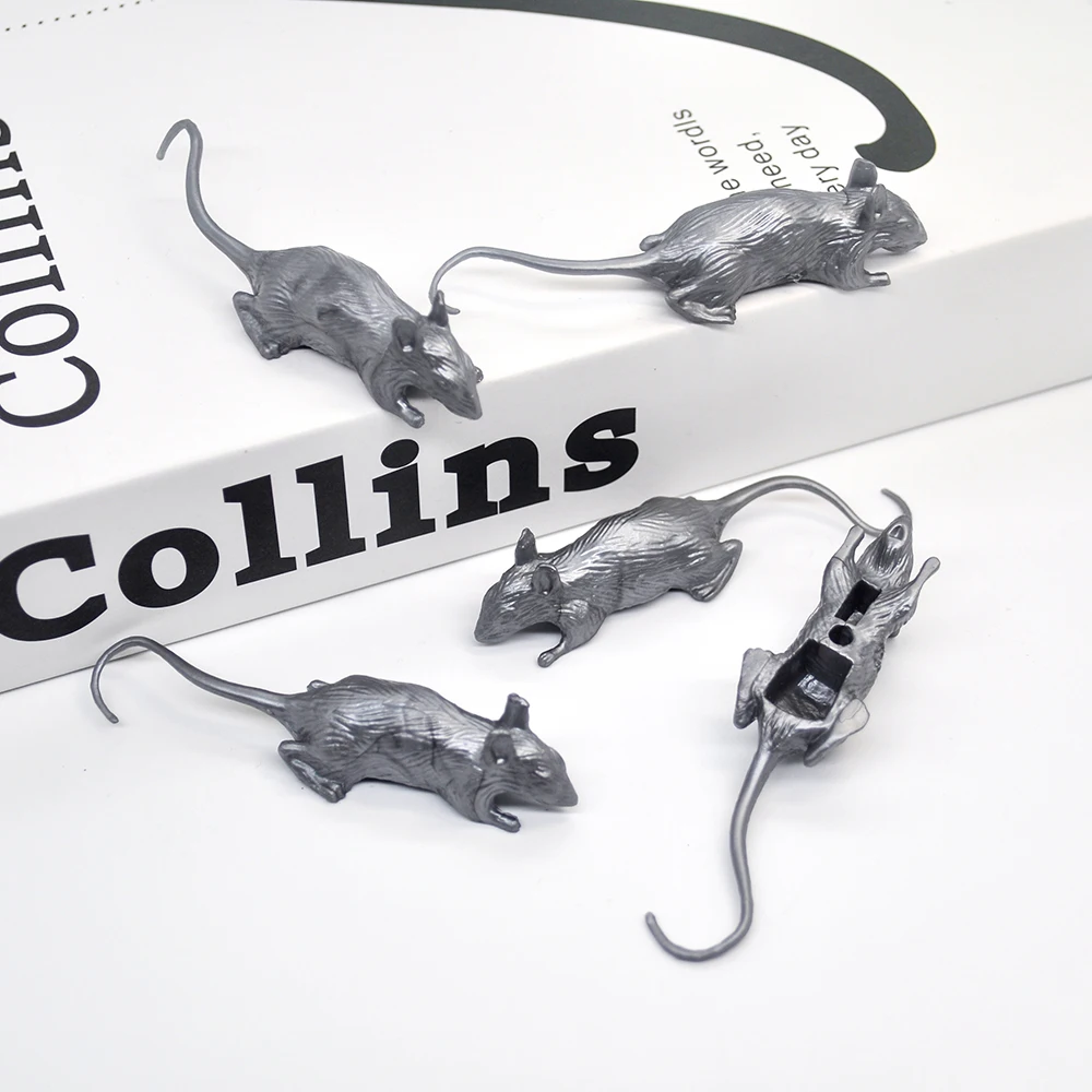 

12 simulation plastic cockroach bat mouse halloween decoration house party holiday decoration April Fool's day fun toys
