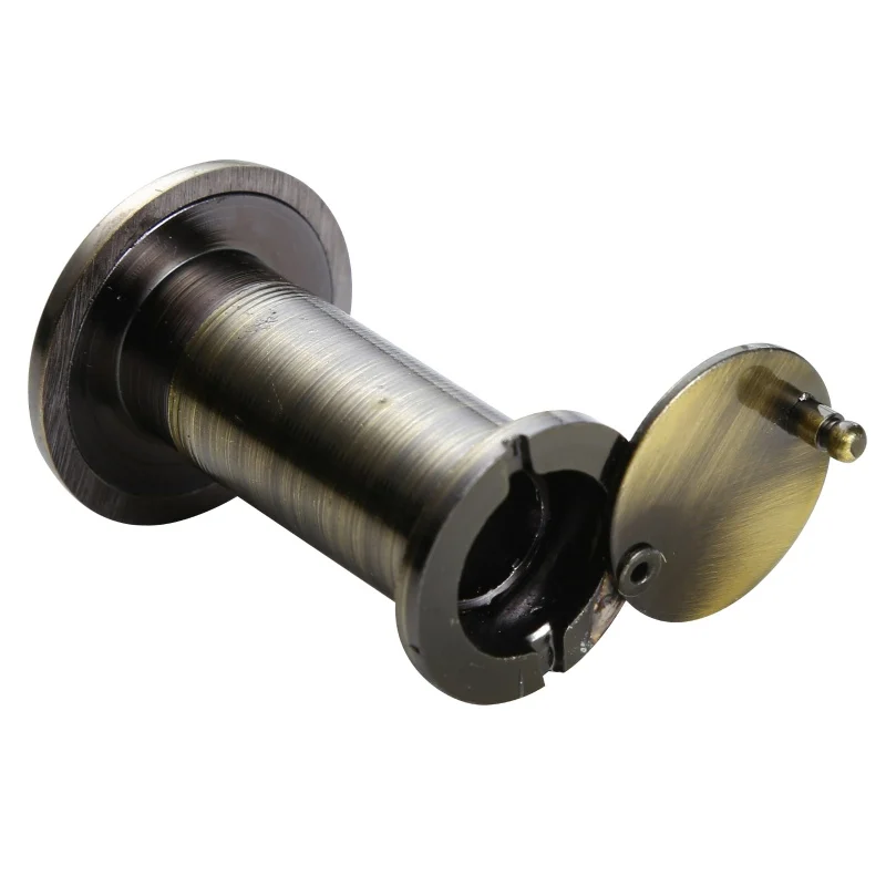 Дверной глазок с прозрачным изображением дверной крышкой для