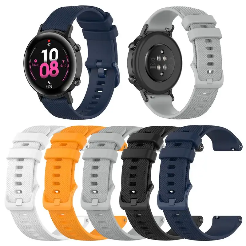 Силиконовый ремешок для наручных часов Huawei Watch GT2 42 мм/GT 46 мм 20/22 мм|Ремешки часов| |